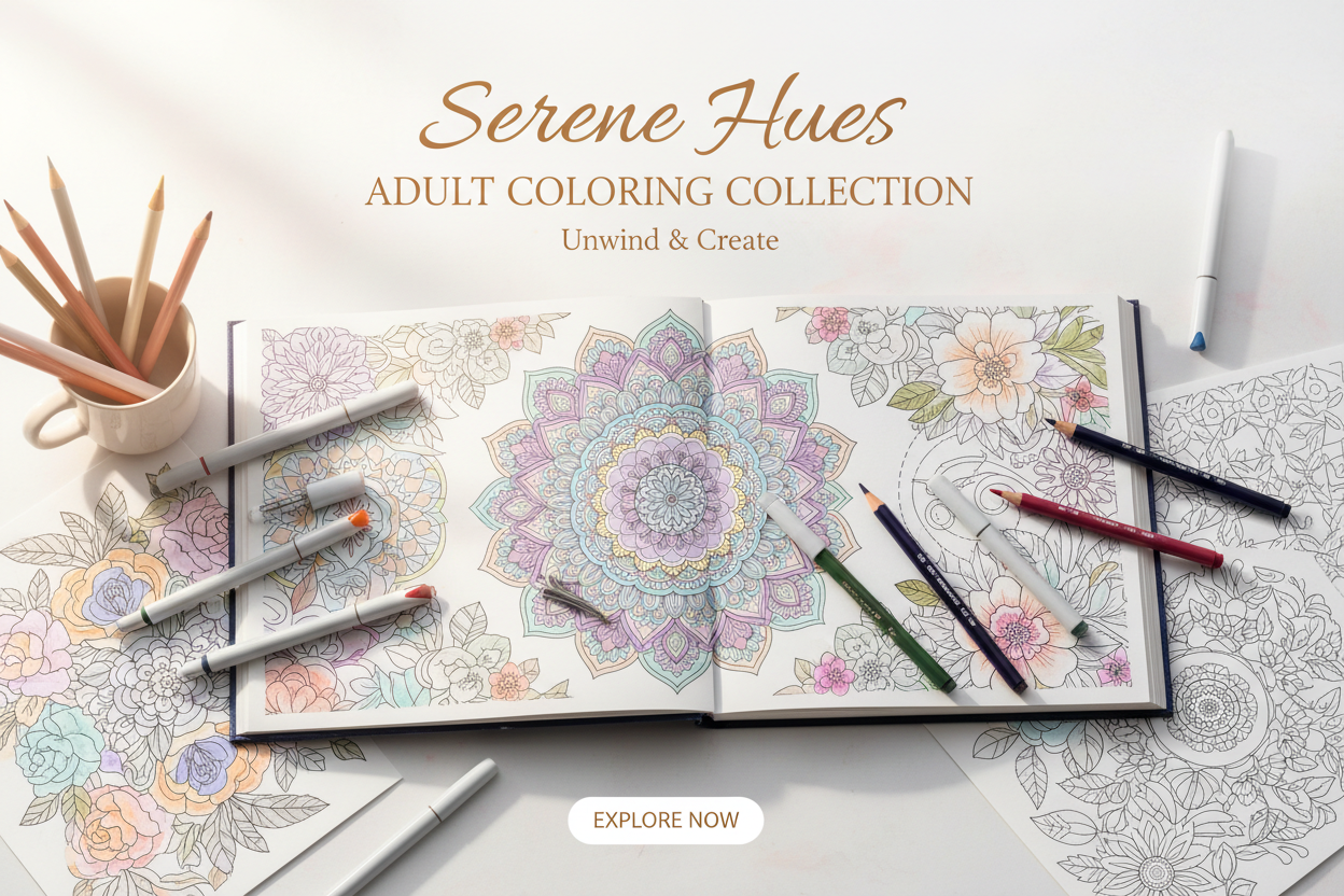 k. Adult Coloring Books